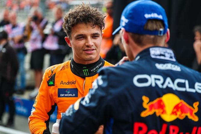 "He can get the drinks and that kind of thing" - Lando Norris picks Max Verstappen as part of his golfing dream team