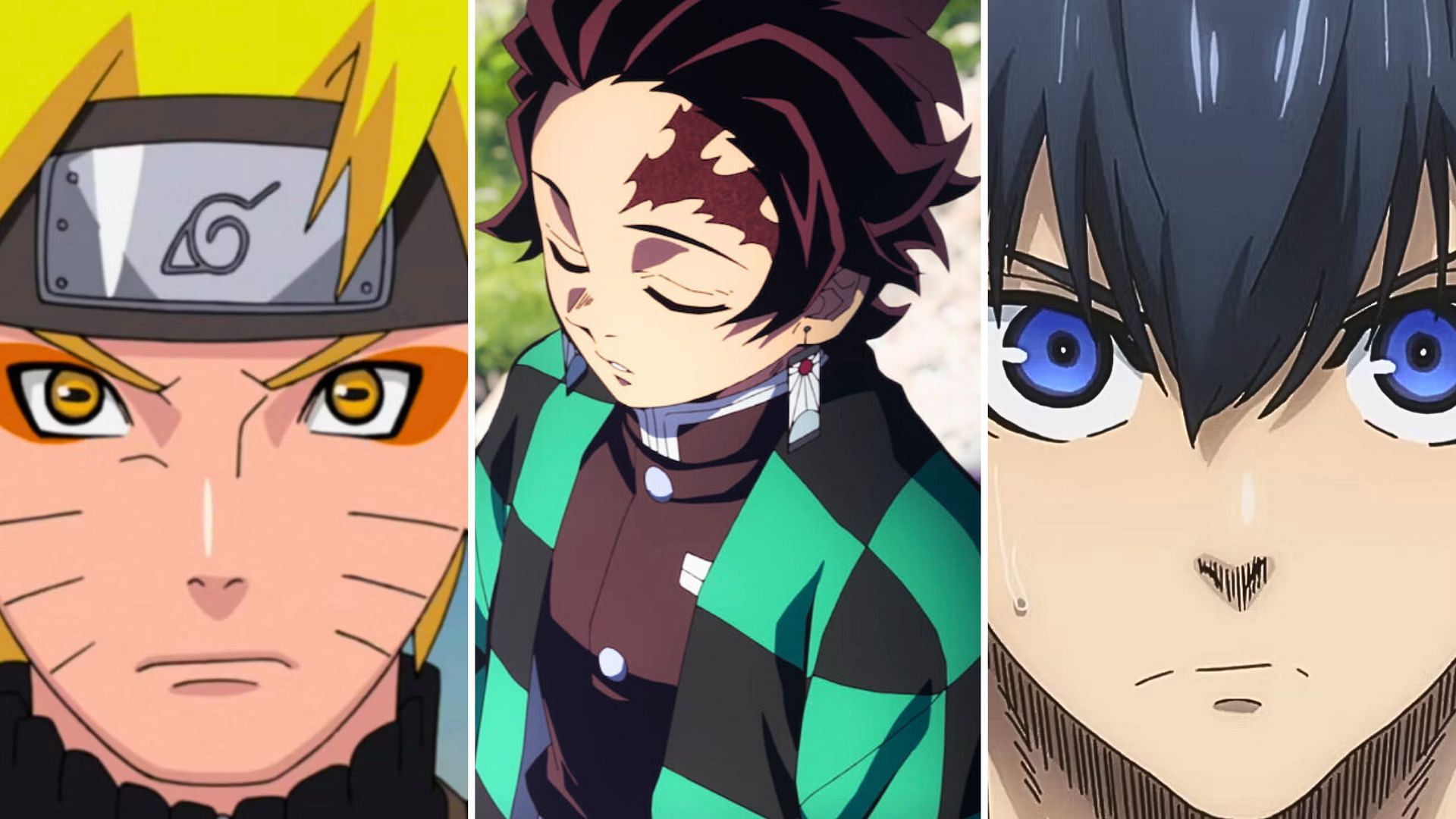 Naruto, Demon Slayer, Blue Lock 