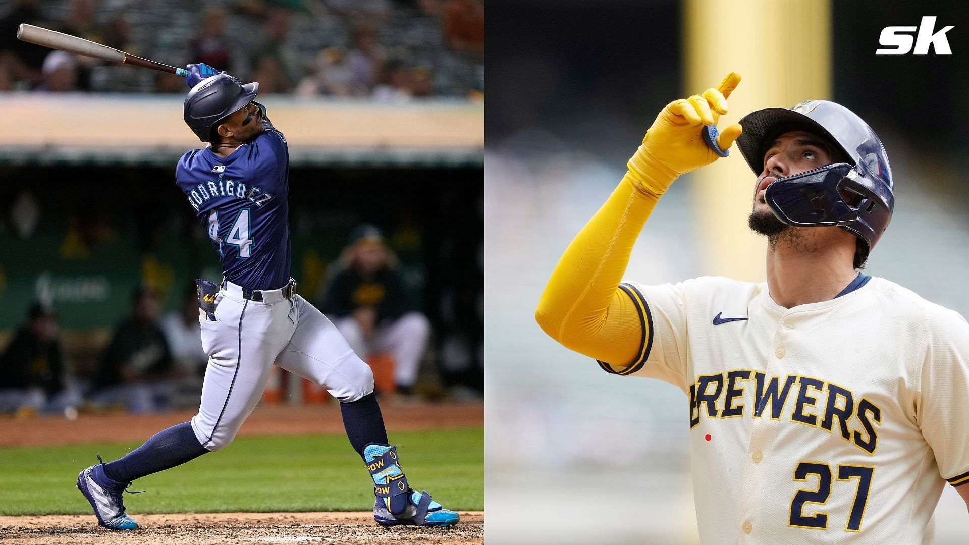 Willy Adames and Julio Rodriguez headline the top MLB home run prop bet leaders for September 8