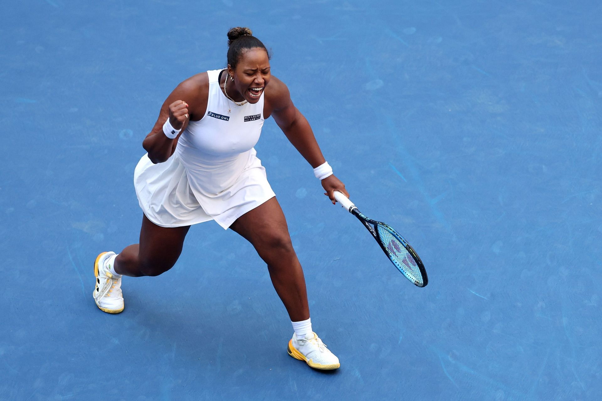 Taylor Townsend pictured at the 2024 US Open | Image Source: Getty