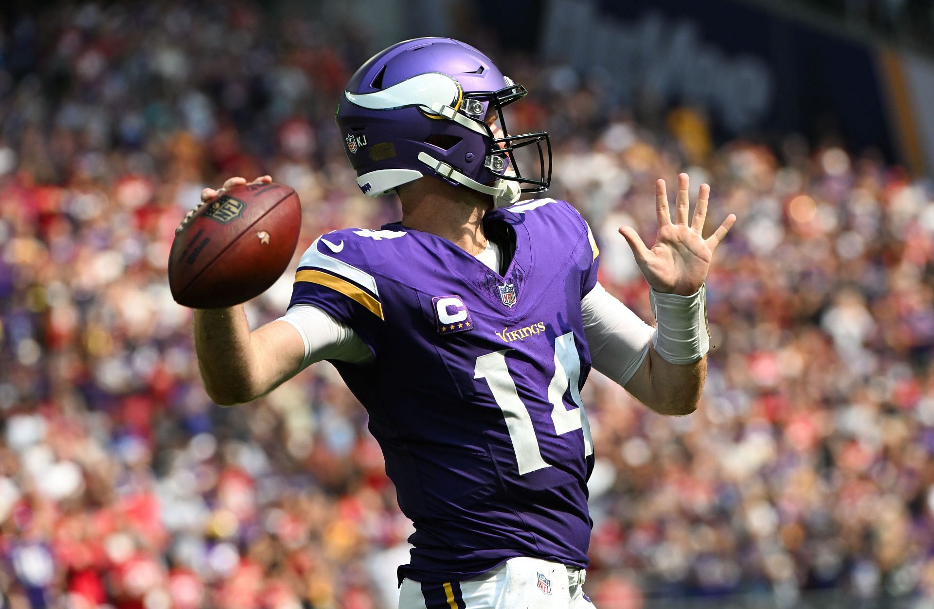 Sam Darnold during San Francisco 49ers v Minnesota Vikings - Source: Getty