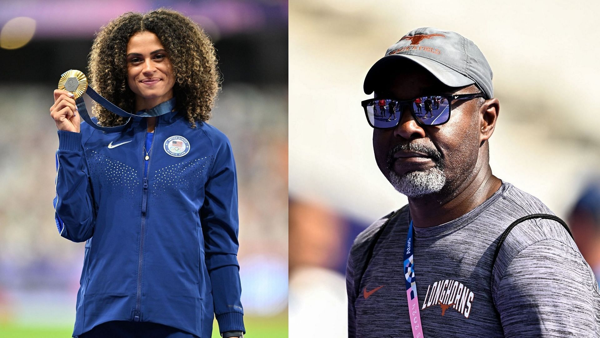 Sydney McLaughlin-Levrone expresses her gratitude to coach Edrick Floreal for her track success (Images: All via Getty)