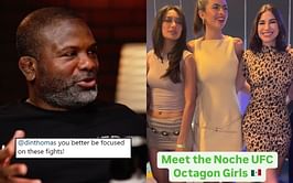Former UFC fighter has a piece of advice for Din Thomas after promotion unveils Noche UFC 306 octagon girls