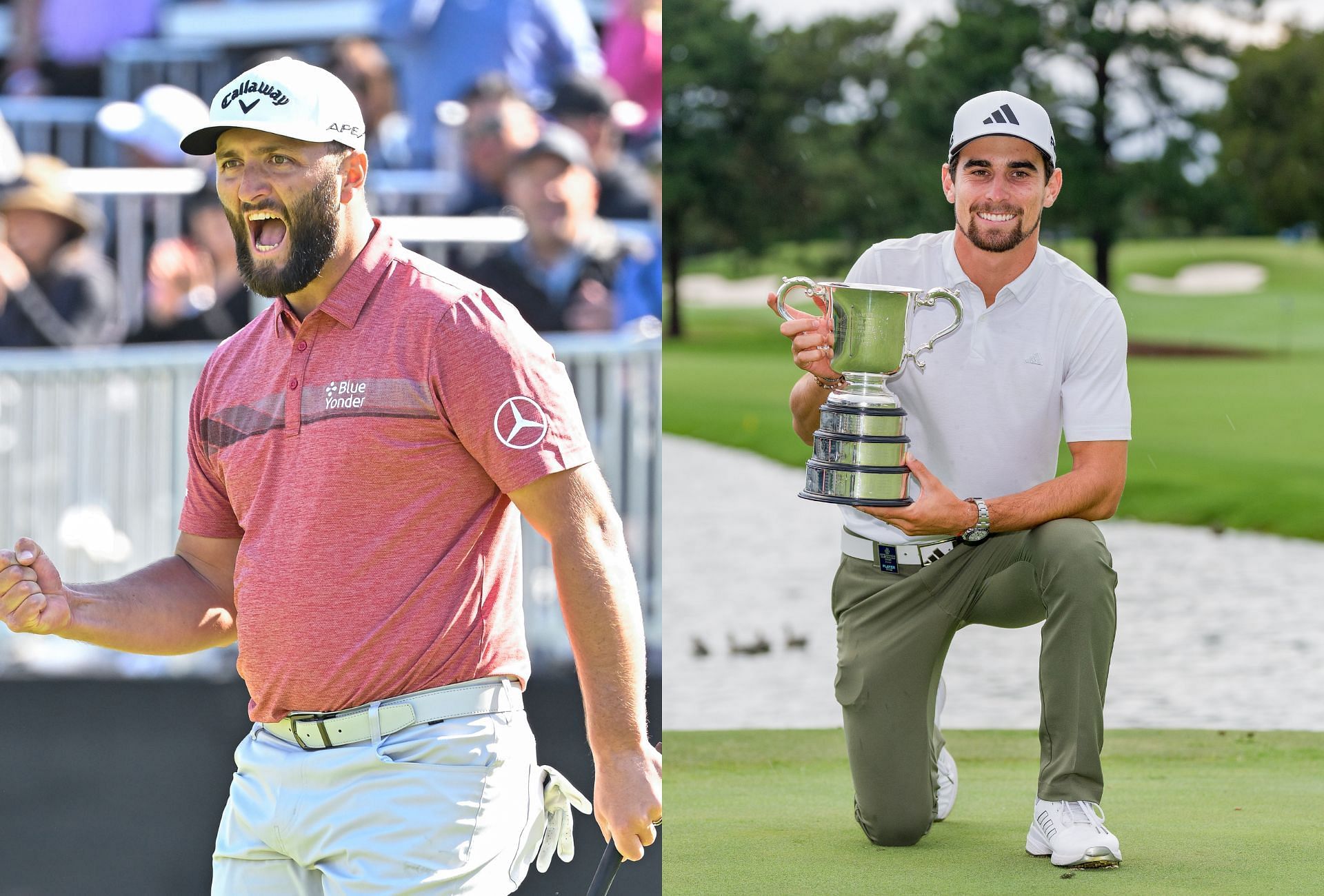 Jon Rahm and Joaquin Niemann ( via Getty)