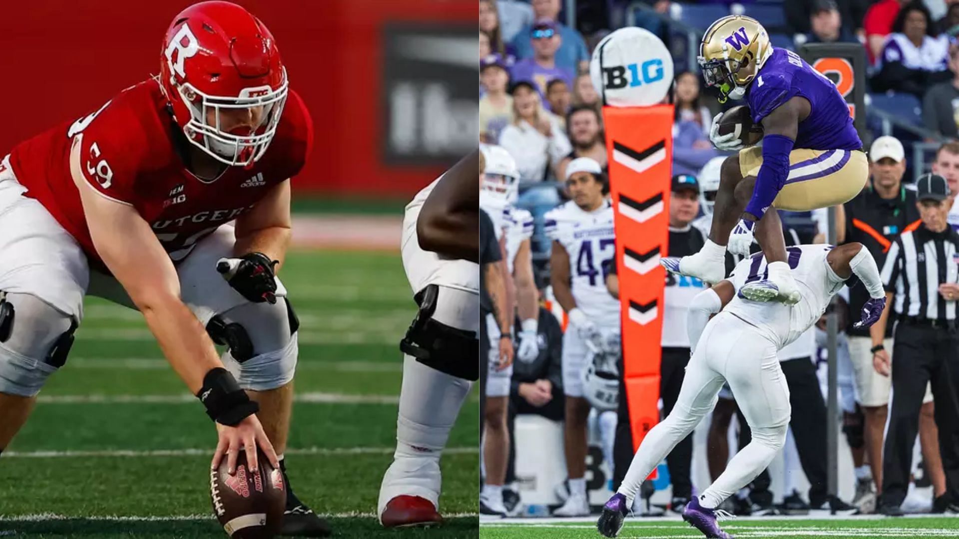 Images courtesy of Rutgers &amp; Washington Athletics