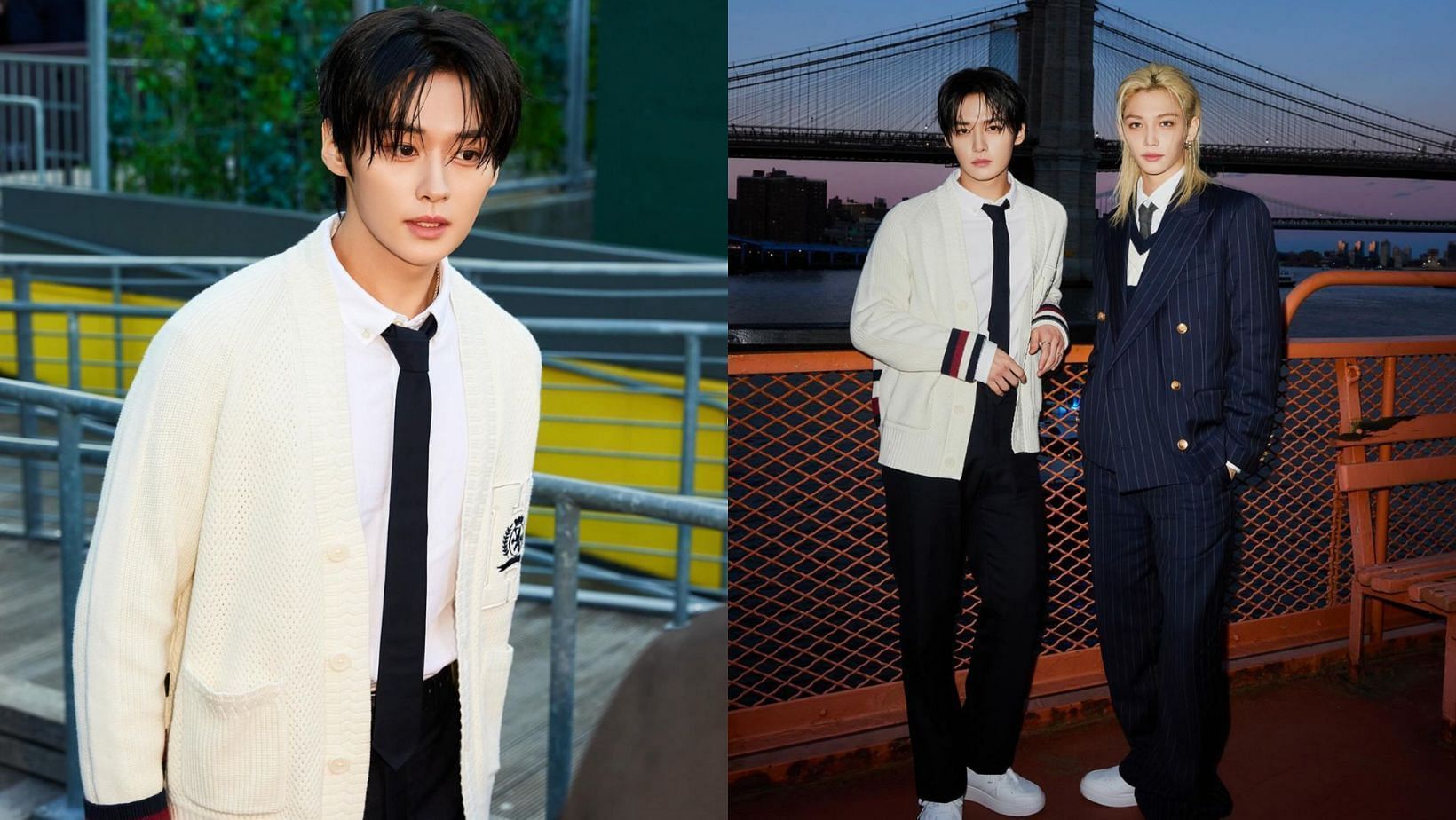 Fans slam Vogue for allegedly failing to mention Stray Kid&rsquo;s Lee Know in New York Fashion Week post. (Images via Instagram/@t.leeknowsaurus)