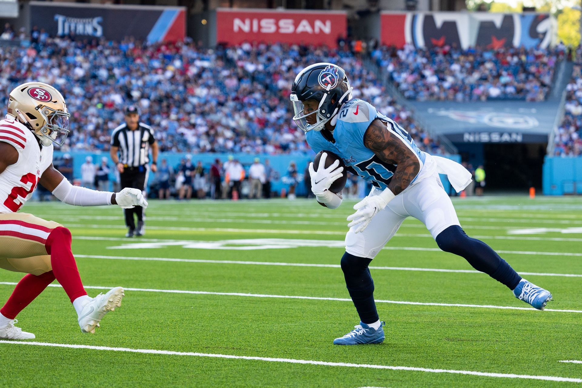 San Francisco 49ers v Tennessee Titans (Image Source: Getty)