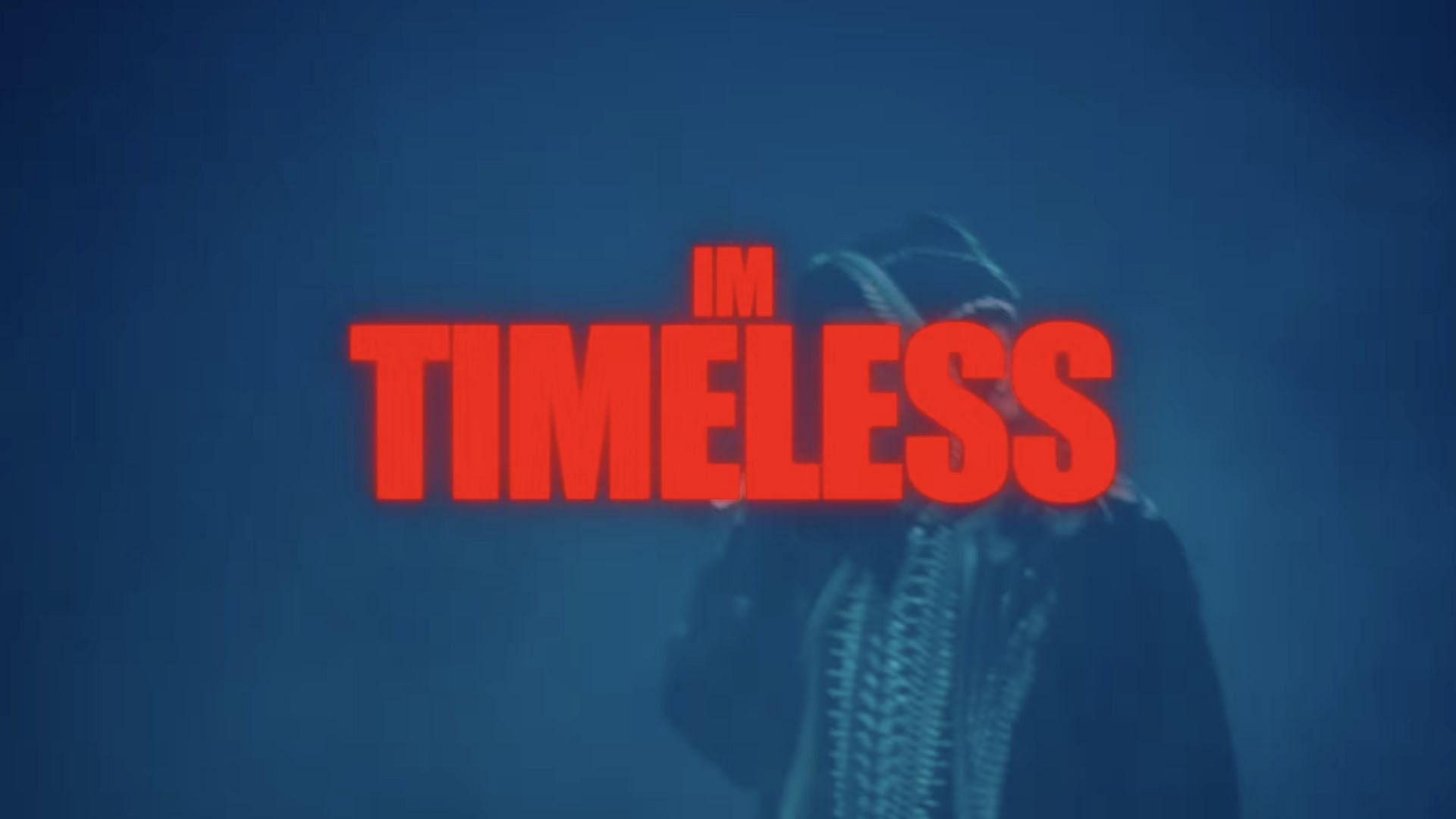 A screenshot of The Weeknd and Playboi Carti&#039;s official lyrics video for &#039;TIMELESS&#039; (Image via YouTube/@TheWeeknd)