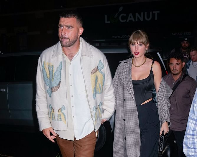 Spotted: Travis Kelce and Taylor Swift arrive hand-in-hand at the US Open