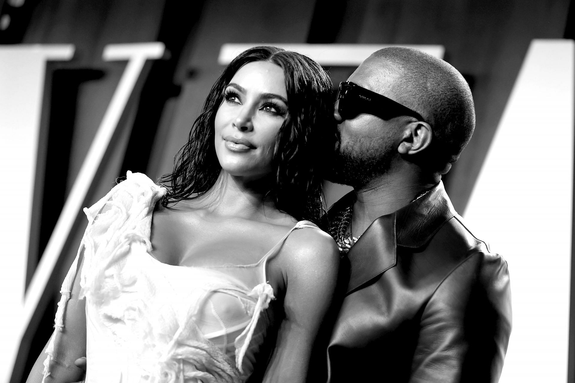 Kim Kardashian and Kanye West (Image via Getty/Rich Fury)