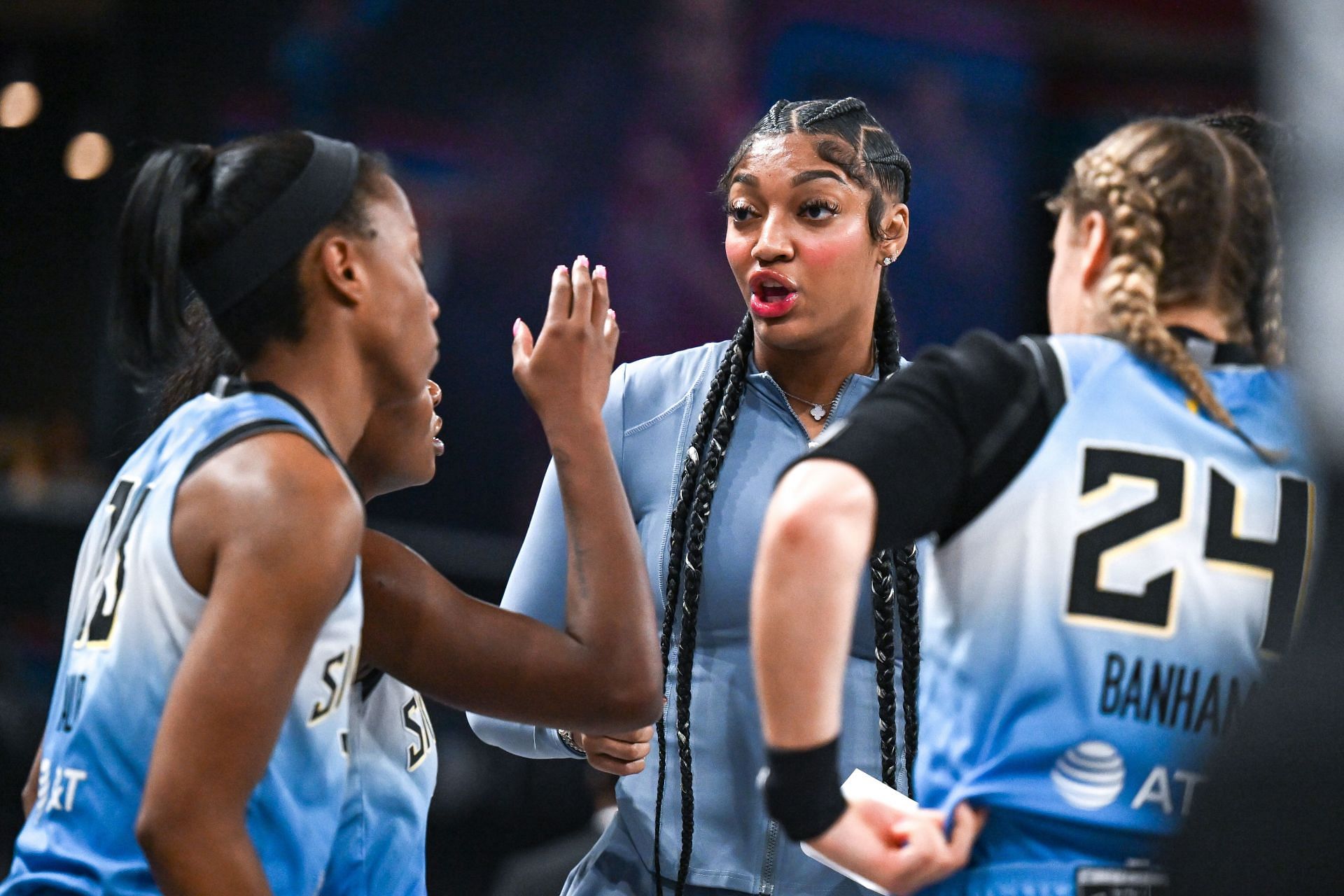 Chicago Sky forward Angel Reese - Source: Getty