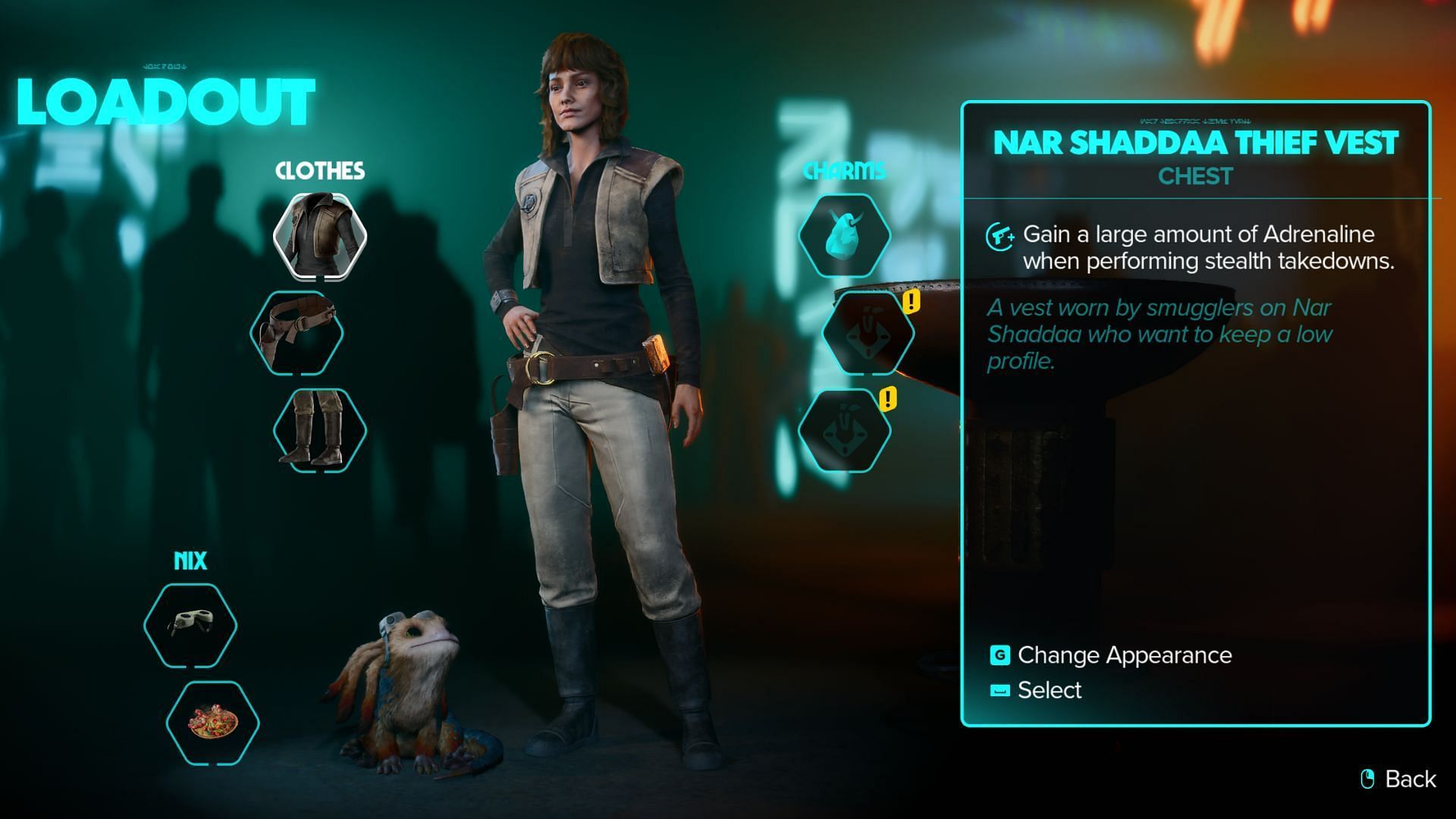 Outfits not only bring a fresh look for Kay but also have many useful passive abilities (Image via Ubisoft)