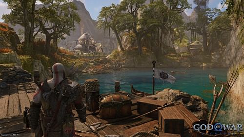 God of War Ragnarok demonstrates incredibly detailed environments and textures (Image via Sony)