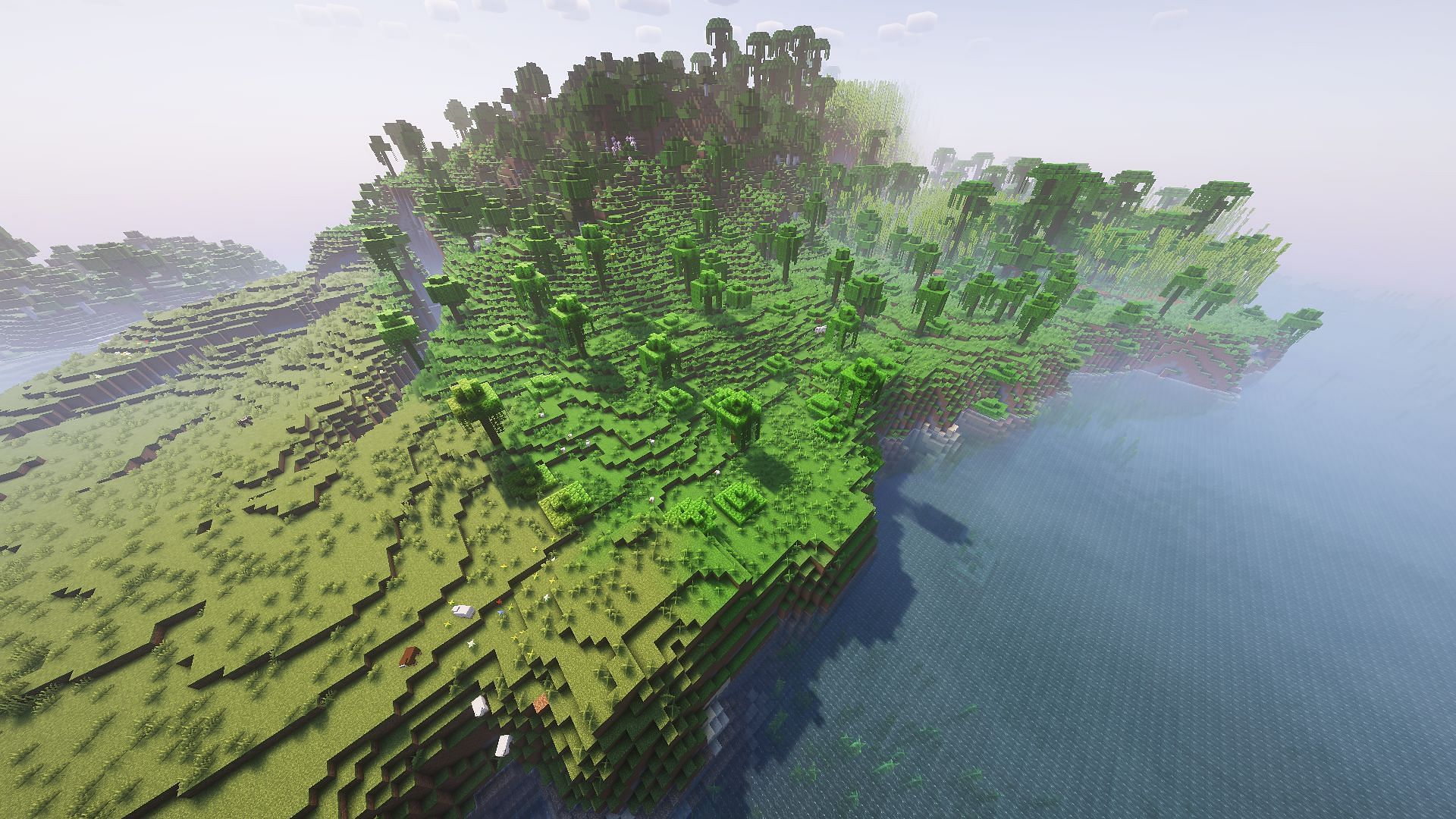 Minecraft's Spectator Mode allows you to roam the game world at your leisure (Image via Mojang)