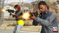 Having a good weapon is essential for every new player in Grand Theft Auto 5 Online. (Image via Rockstar Games)