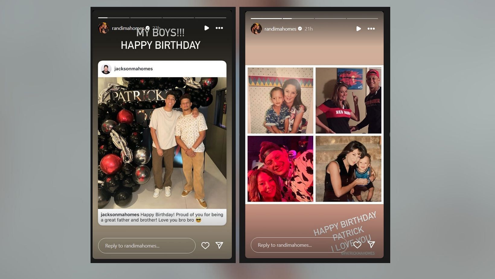 Patrick Mahomes&#039; mom Randi shares adorable throwback pictures for QB&#039;s 29th birthday (Image Source: Randi/Instagram)