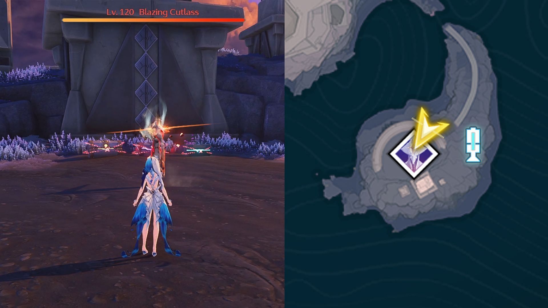 Claim three chests by defeating the Blazing Cutlass (Image via Kuro Games)