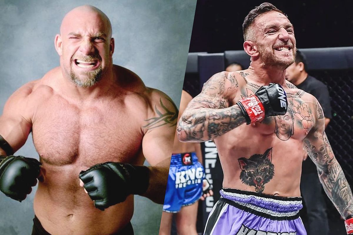 Bill Goldberg (left) and Liam Harrison (right).