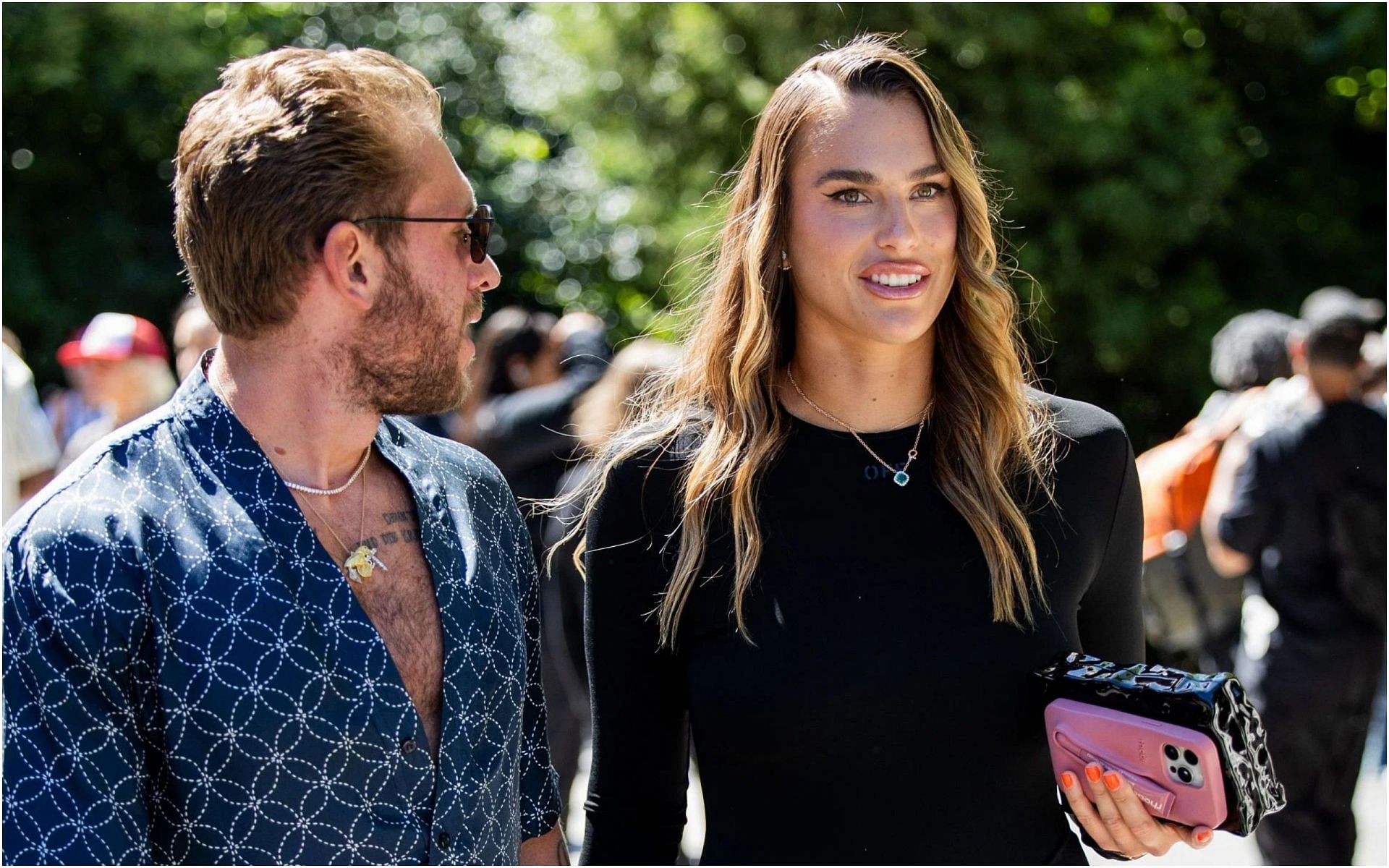 Aryna Sabalenka and Georgios Frangulis