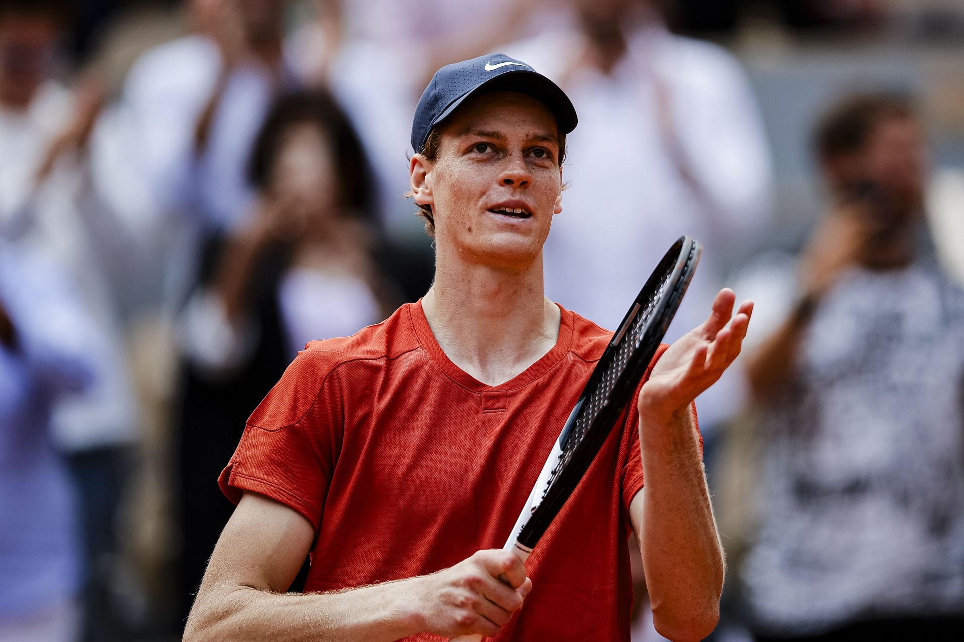 Jannik Sinner at the 2024 French Open (Source: Getty Images)