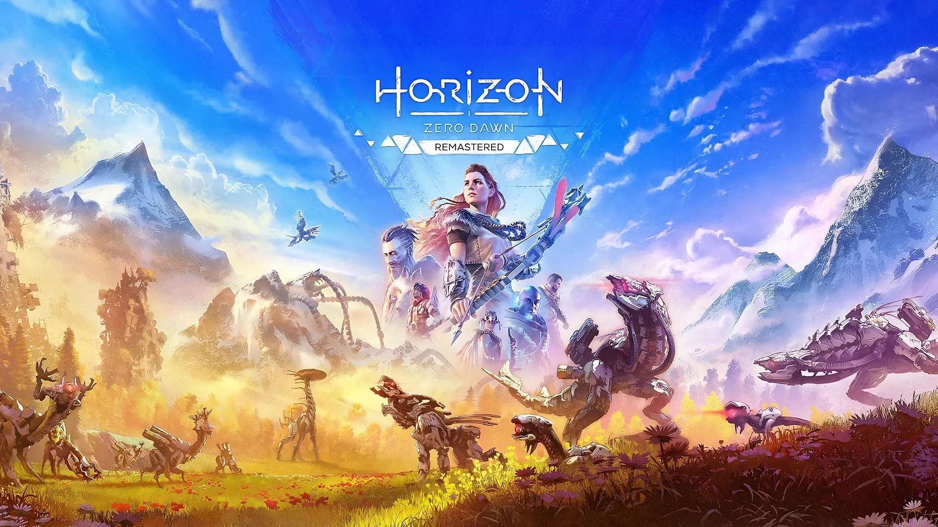 Sony&#039;s offical posters for Horizon Zero Dawn Remastered (Image via Sony Interactive Entertainment)