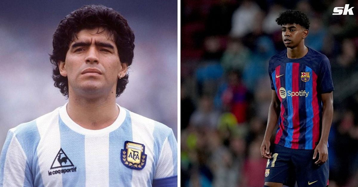 &quot;You remind me of the great Diego Armando Maradona&quot; - Lamine Yamal