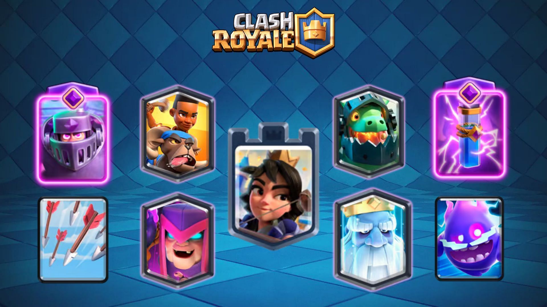 Third Clash Royale Mega Knight Evolution deck (Image via Supercell)