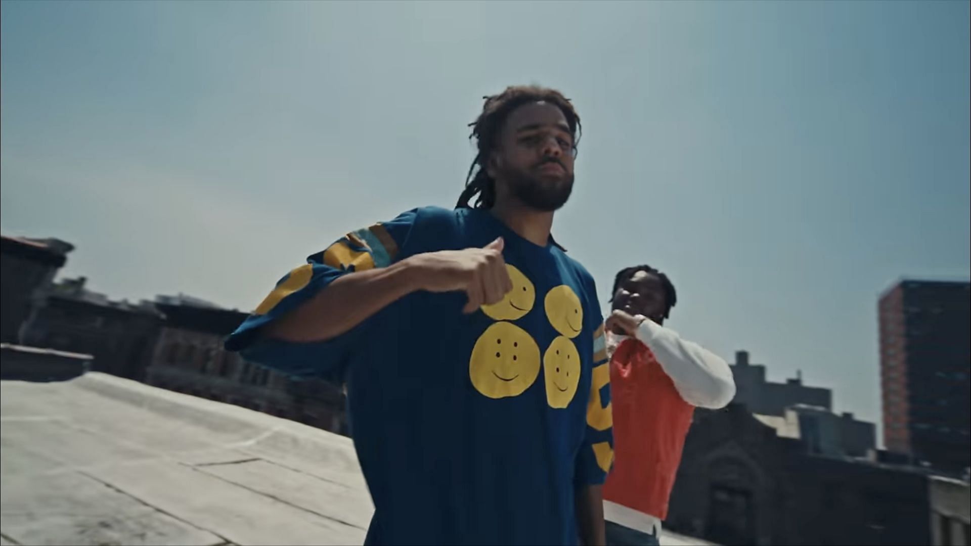 J. Cole and Tee Grizzley in the music video for &#039;Blow For Blow&#039; uploaded to YouTube on September 27, 2024 (Image via YouTube/@TeeGrizzley)