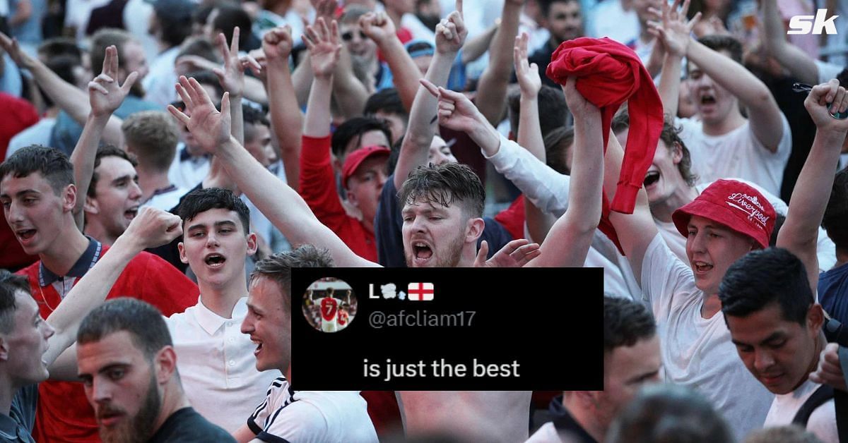 Fans hail England star for his performance in win over Finland. Picture Credits: Getty, Twitter - @afcliam17