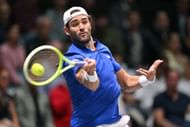 Matteo Berrettini in action for Italy at the 2024 Davis Cup Finals Group Stage (Picture: Getty)