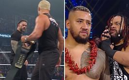 [VIDEO] Bloodline member breaks character and uses a fan's help to get back to his feet after SmackDown goes off the air