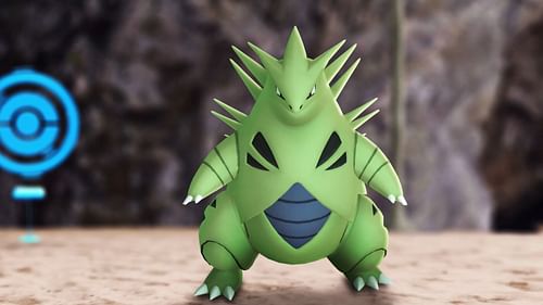 The Shield Path is the perfect opportunity to evolve a Tyranitar in Pokemon GO Legendary Heroes (Image via Niantic)