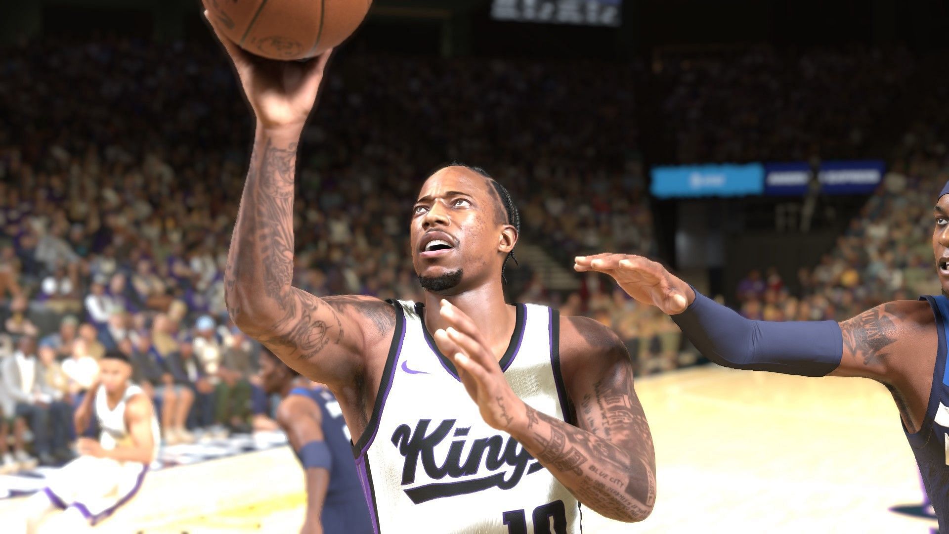 Here&#039;s a look at DeRozan in the game (Image via 2K Games)