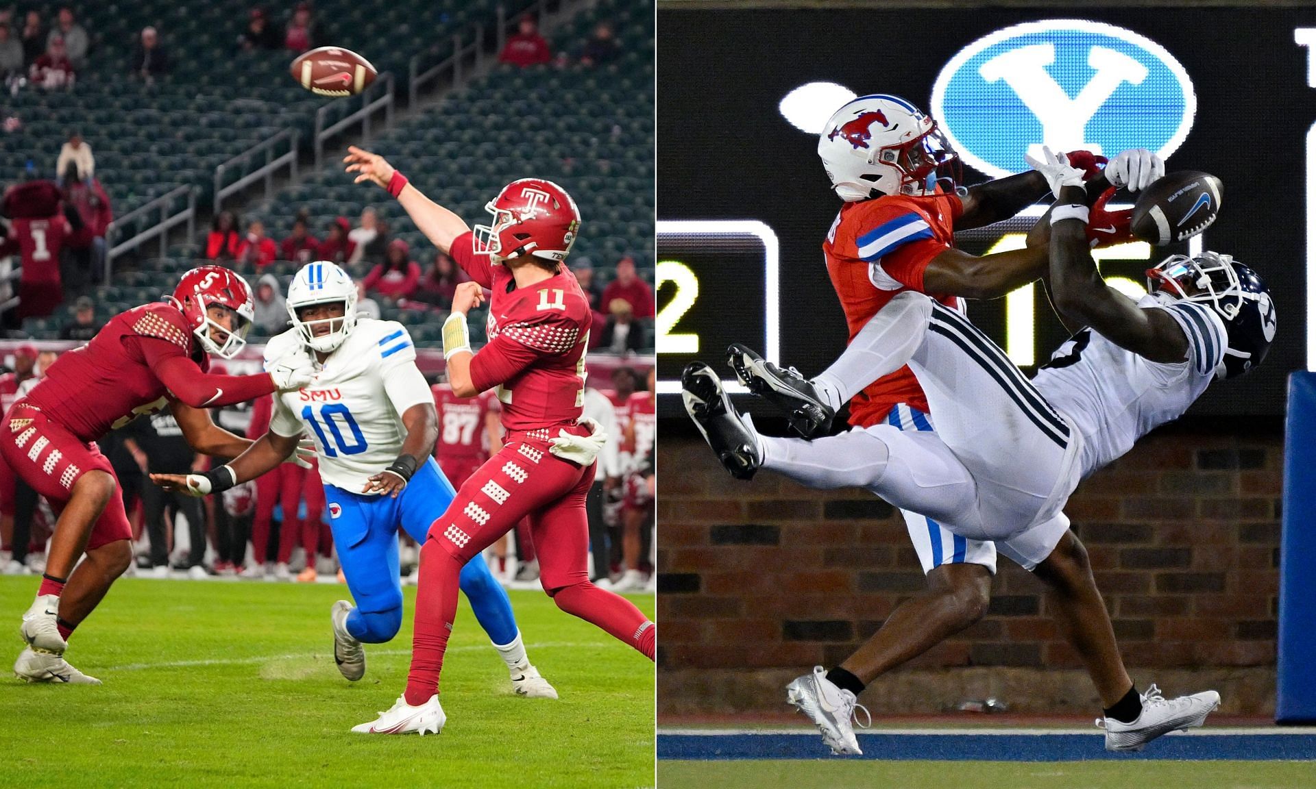 The SMU Mustangs went head-to-head with the BYU Cougars in Week 2. (Image credits: Imagn)