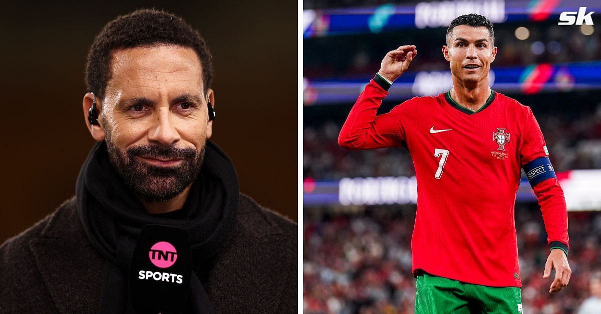 Rio Ferdinand (L) and Cristiano Ronaldo. (Images: GETTY)