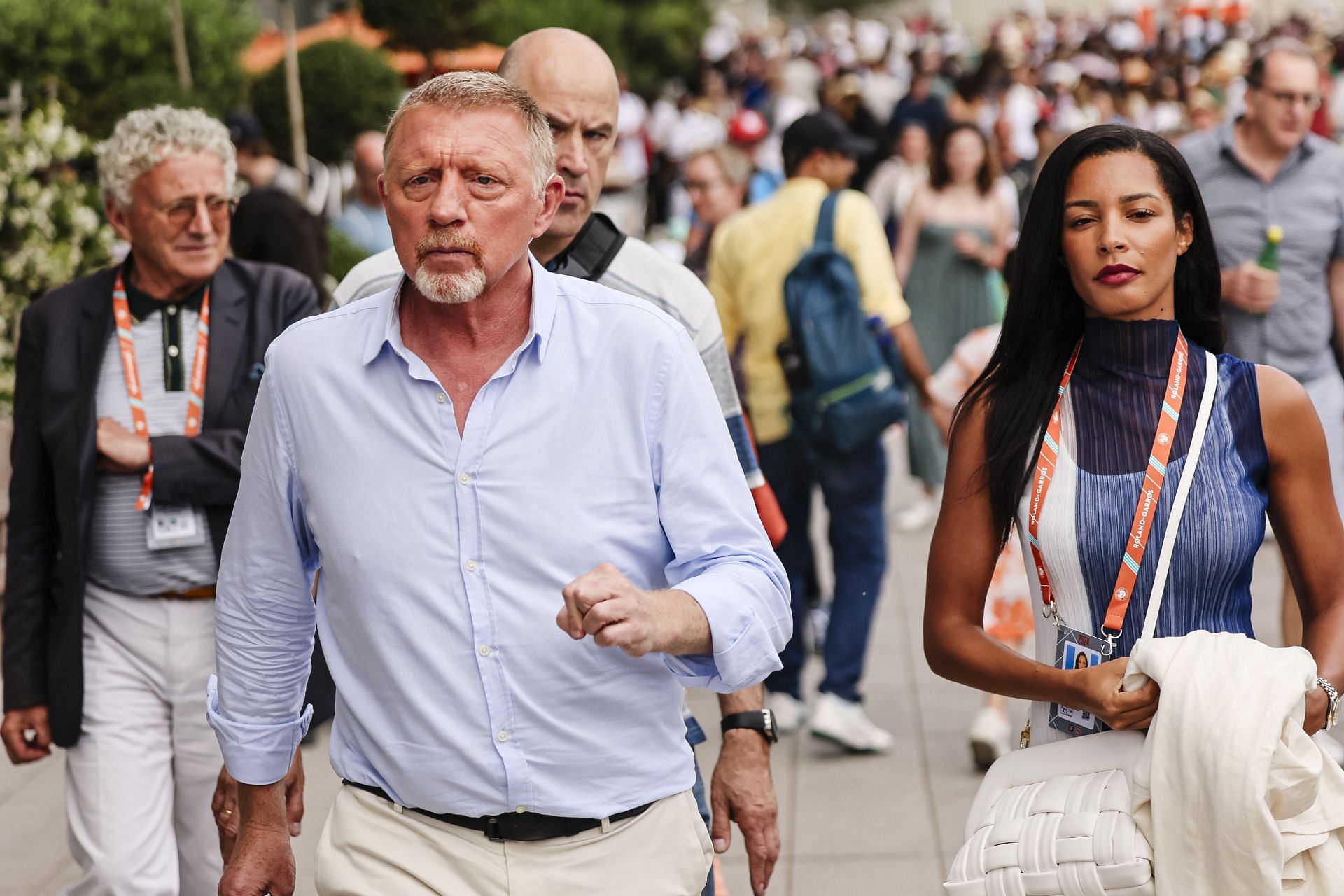 Boris Becker and wife Lilian Monteiro (Source: Getty)