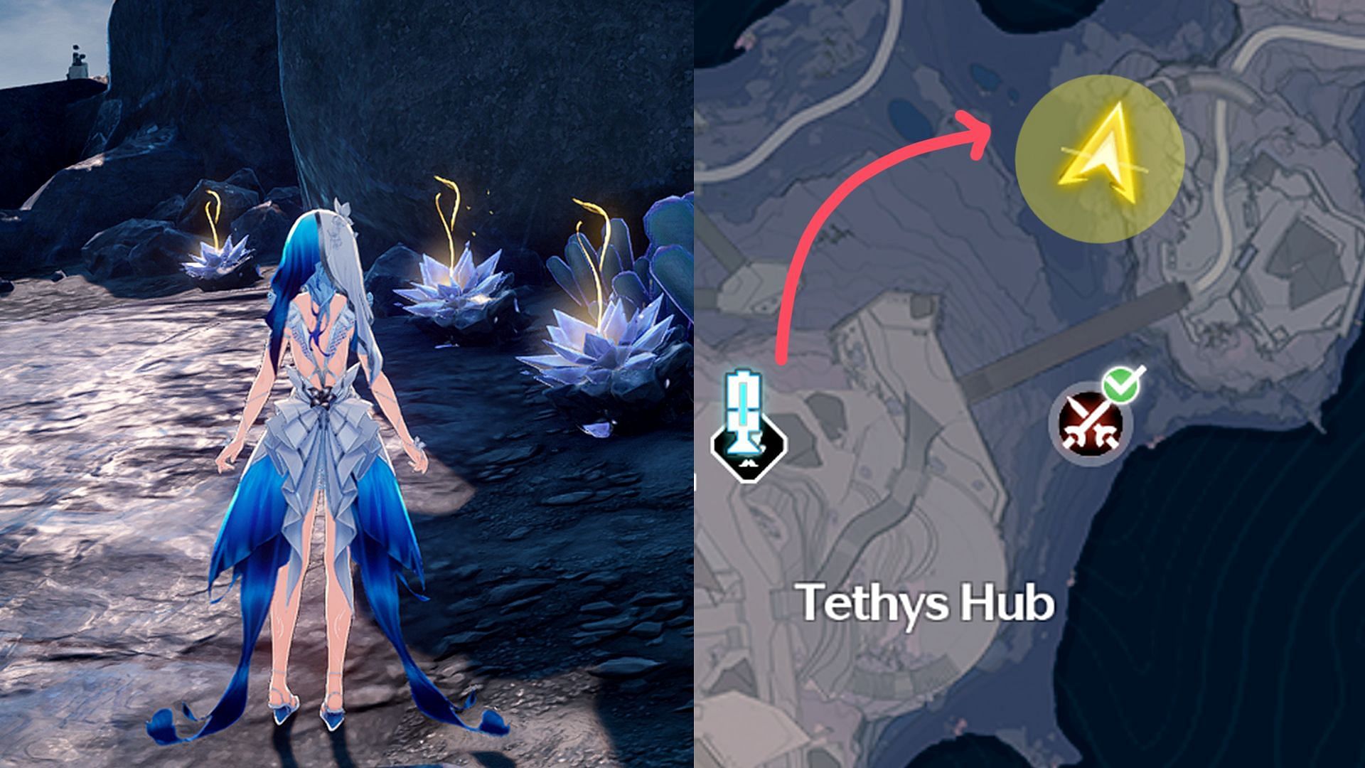 Nova location in the Tethys Hub region (Image via Kuro Games)