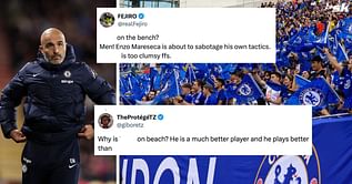 “Maresca about to sabotage his own tactics” - Chelsea fans furious with ‘clumsy’ player being in line-up ahead of 27-year-old star vs Brighton