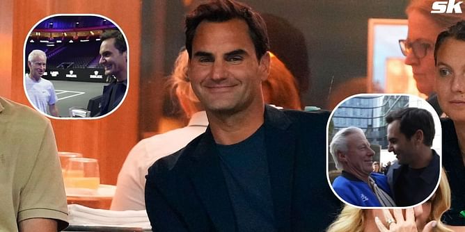 WATCH: Roger Federer arrives in style at Laver Cup 2024, exchanges warm moments with captains Bjorn Borg & John McEnroe