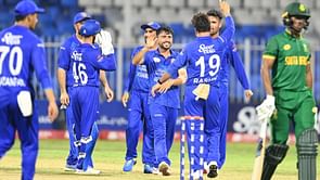 [Watch] Afghanistan clinch historic ODI series victory over South Africa, win 2nd ODI by 177 runs