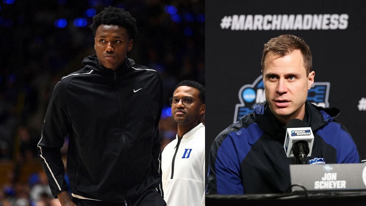 Patrick Ngongba II, Jon Scheyer (Image Credits: IMAGN)