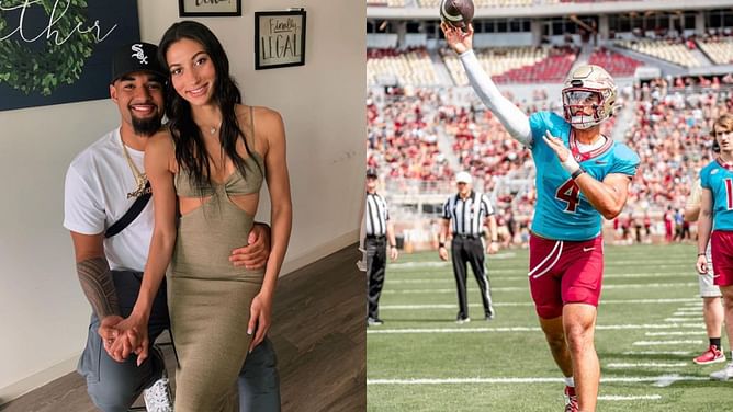 “Love you more than anything”: DJ Uiagalelei’s fiancée gives a warm hug to FSU QB following season’s first win