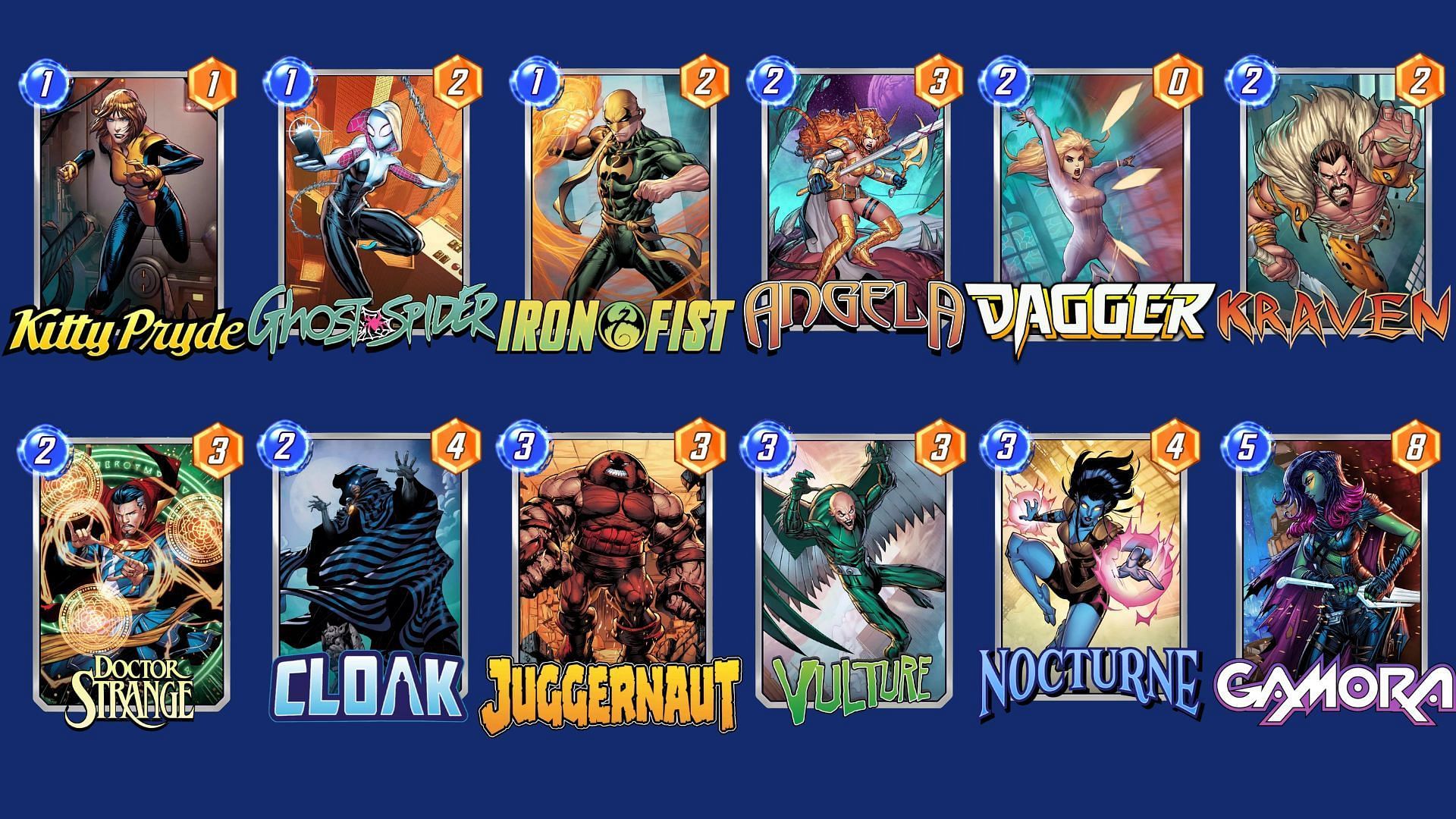 The Web of Shadows is a very effective Marvel Snap Nocturne deck you can try (Image via Nuverse)