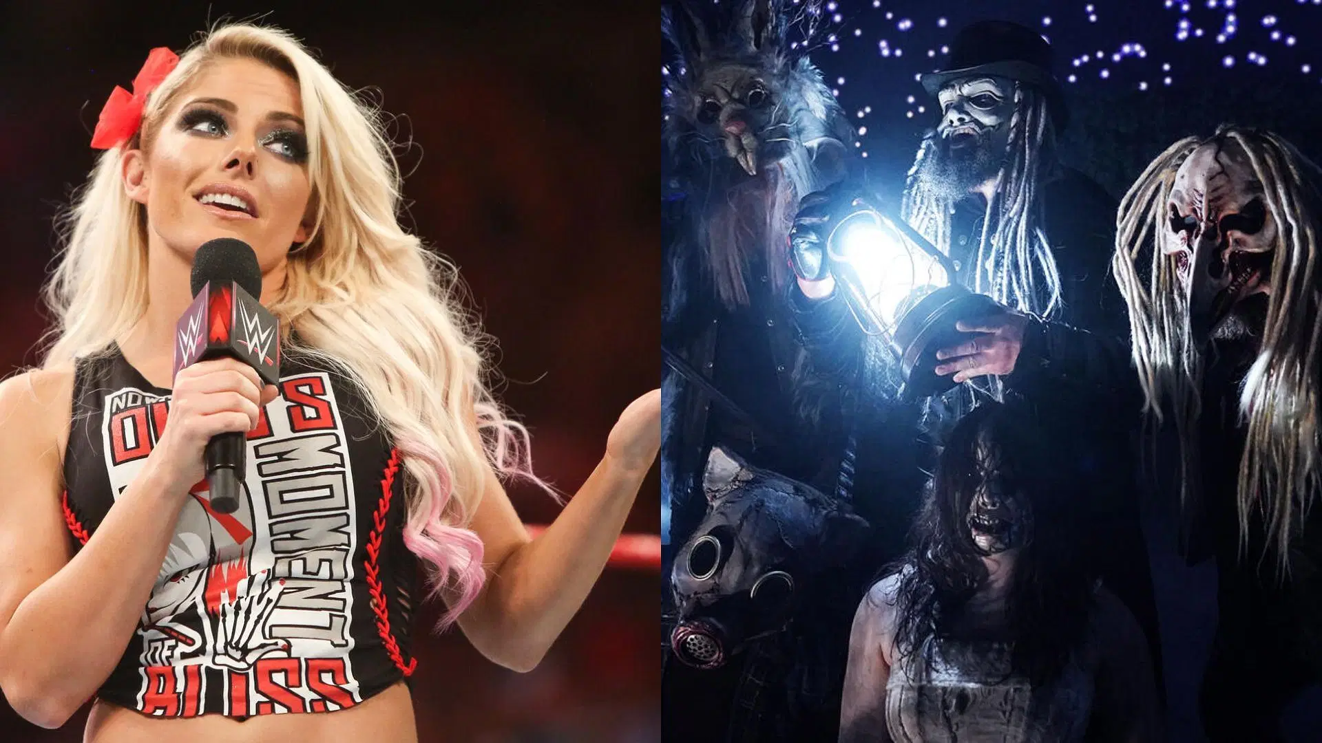 Alexa Bliss and The Wyatt Sicks (Image credits: WWE.com)