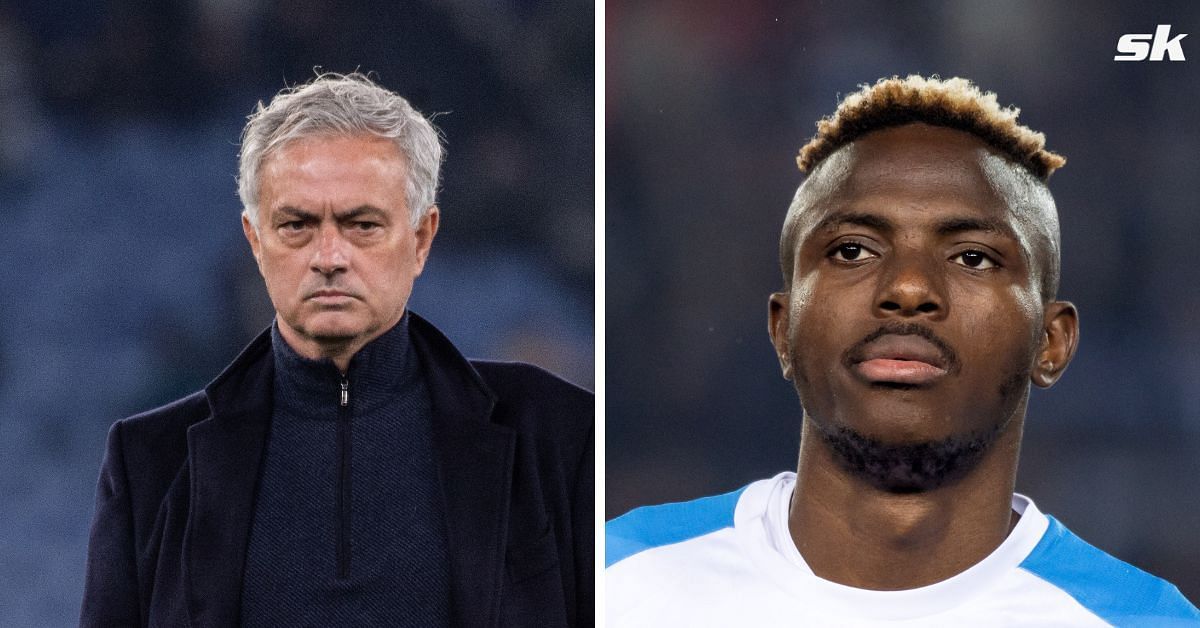 Jose Mourinho and Victor Osimhen crossed paths in the Serie A previously.