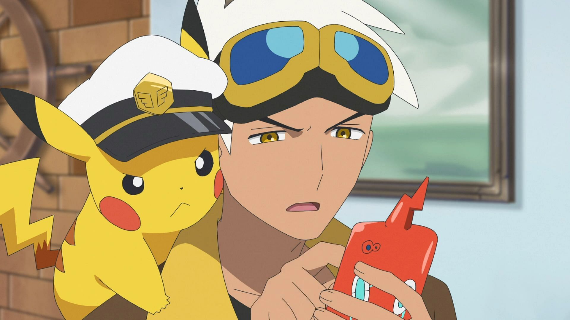 Friede and Cap prepare to help find Liko in Pokemon Horizons Episode 64 (Image via The Pokemon Company)