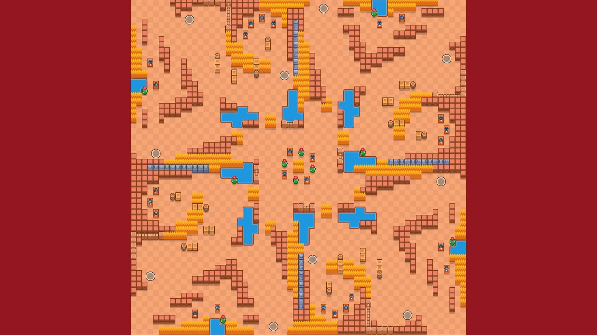 Final Four Solo Showdown Map (Image via Supercell)