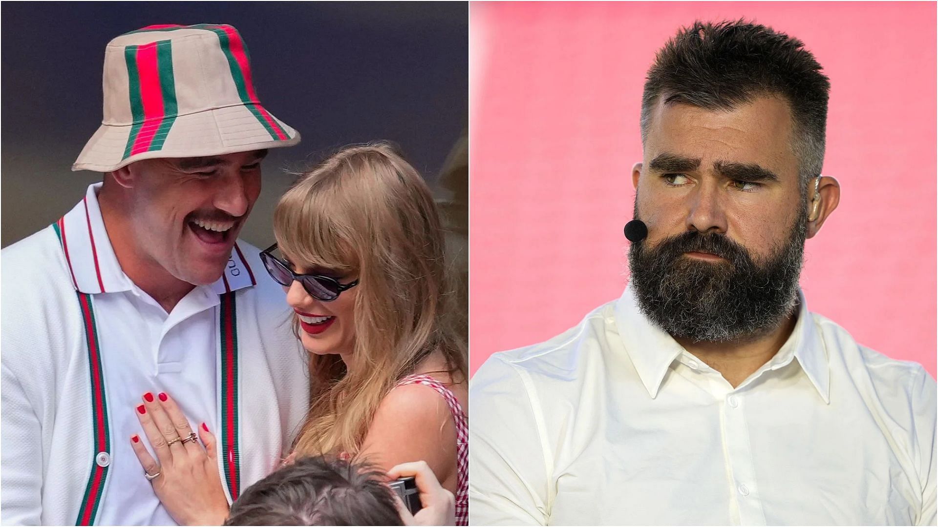 Travis Kelce and Taylor Swift enjoyed Jason Kelce