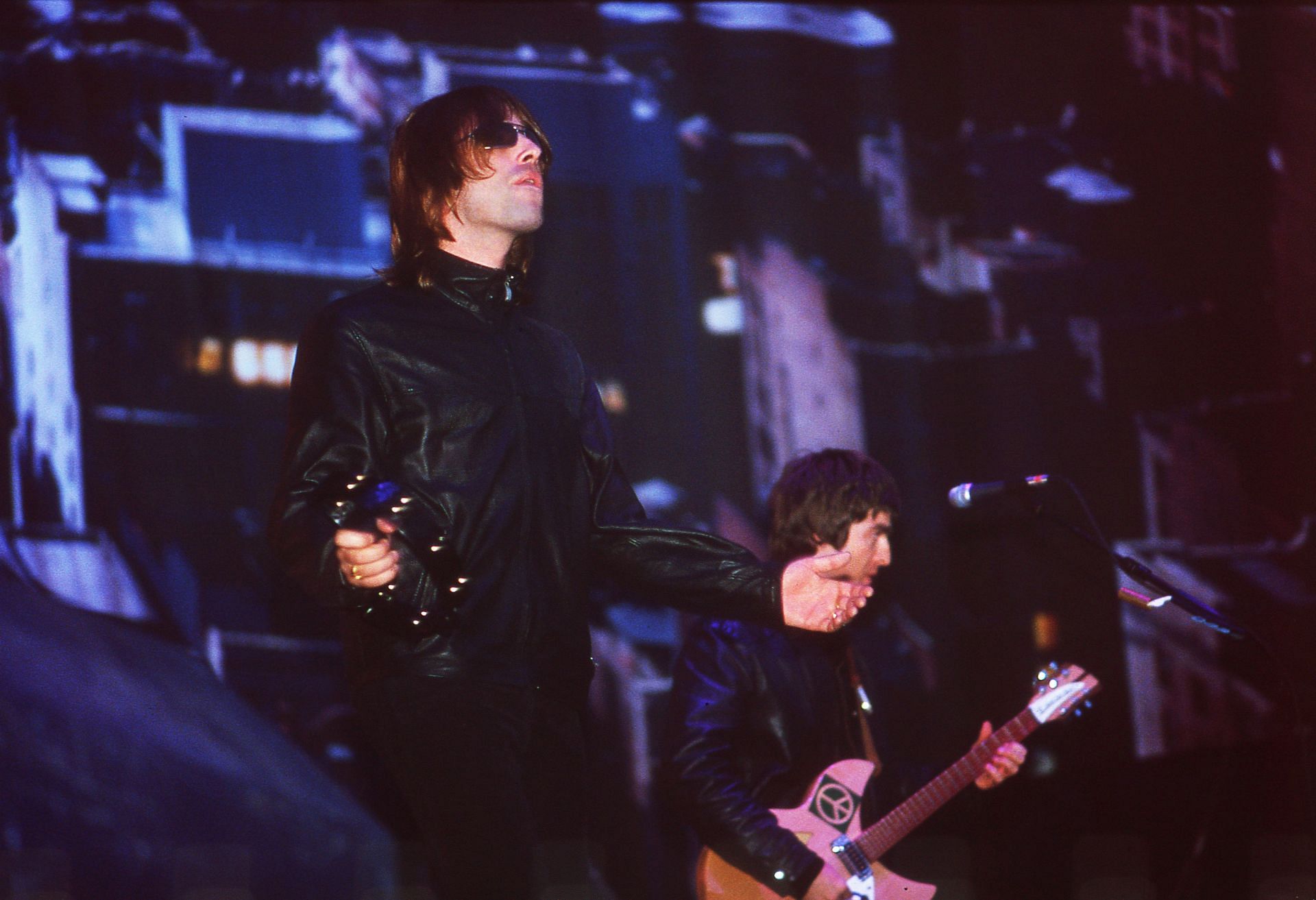 Oasis Liam Gallagher Noel Gallagher Murrayfield Stadium Edinburgh - Source: Getty