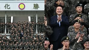 “Literally the concept picture of RPWP” — Fans hilariously react to BTS' RM's latest photos from President Yoon Suk-yeol's 15th Army Division visit